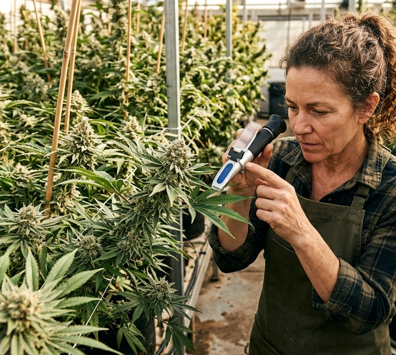 Study the Brix of Weed to Grow Premium Buds Right Now