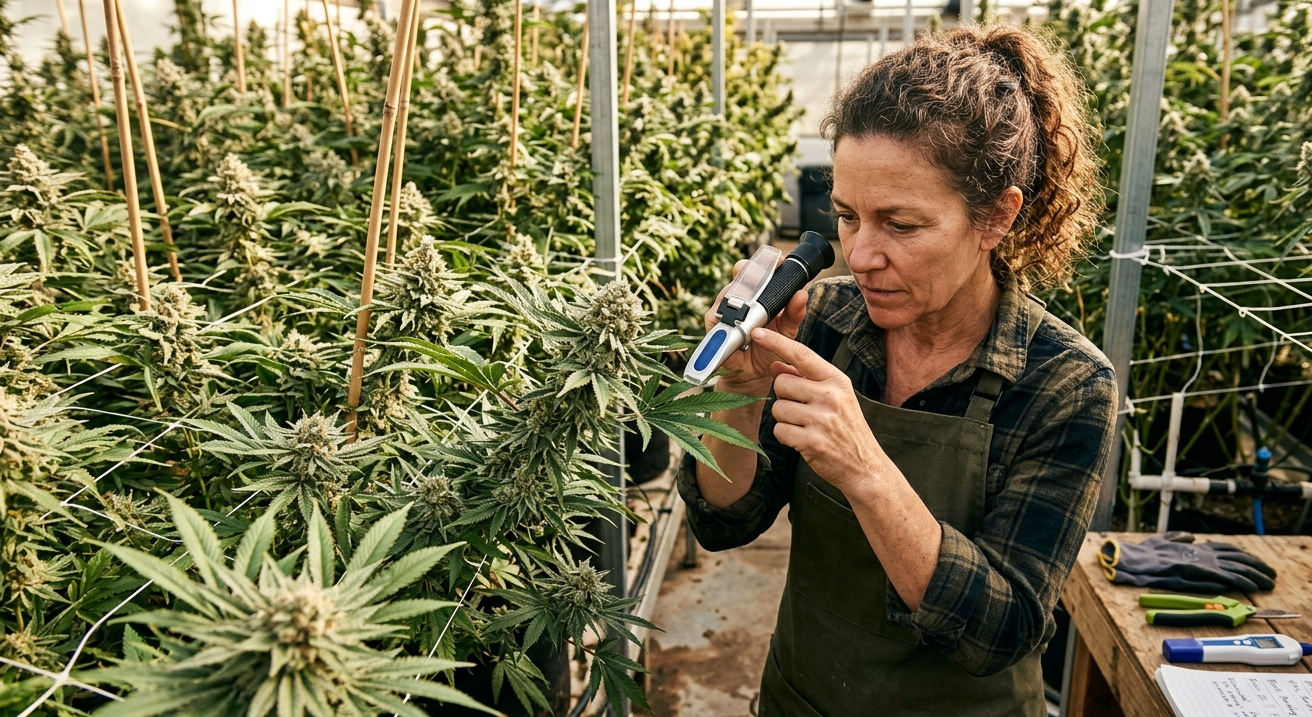 Study the Brix of Weed to Grow Premium Buds Right Now