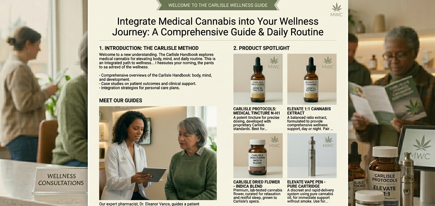 Complete Medicinal Cannabis Carlisle Handbook - Elevate Your Body, Mind, and Daily Routine